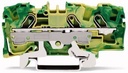 WAGO 2006-1307 3 Conductor Ground Terminal Block Green-yellow