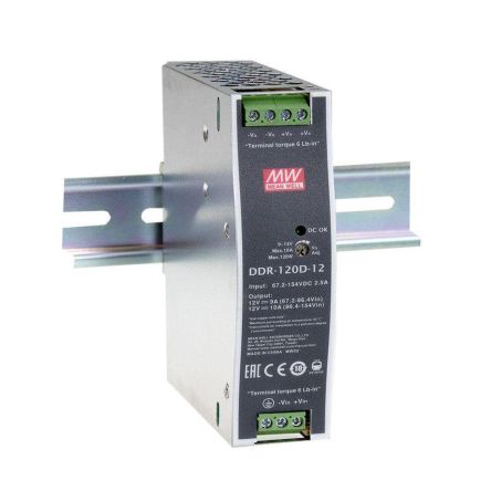 DC/DC Wandler DDR-120B-24, 18..75/24VDC, 120W